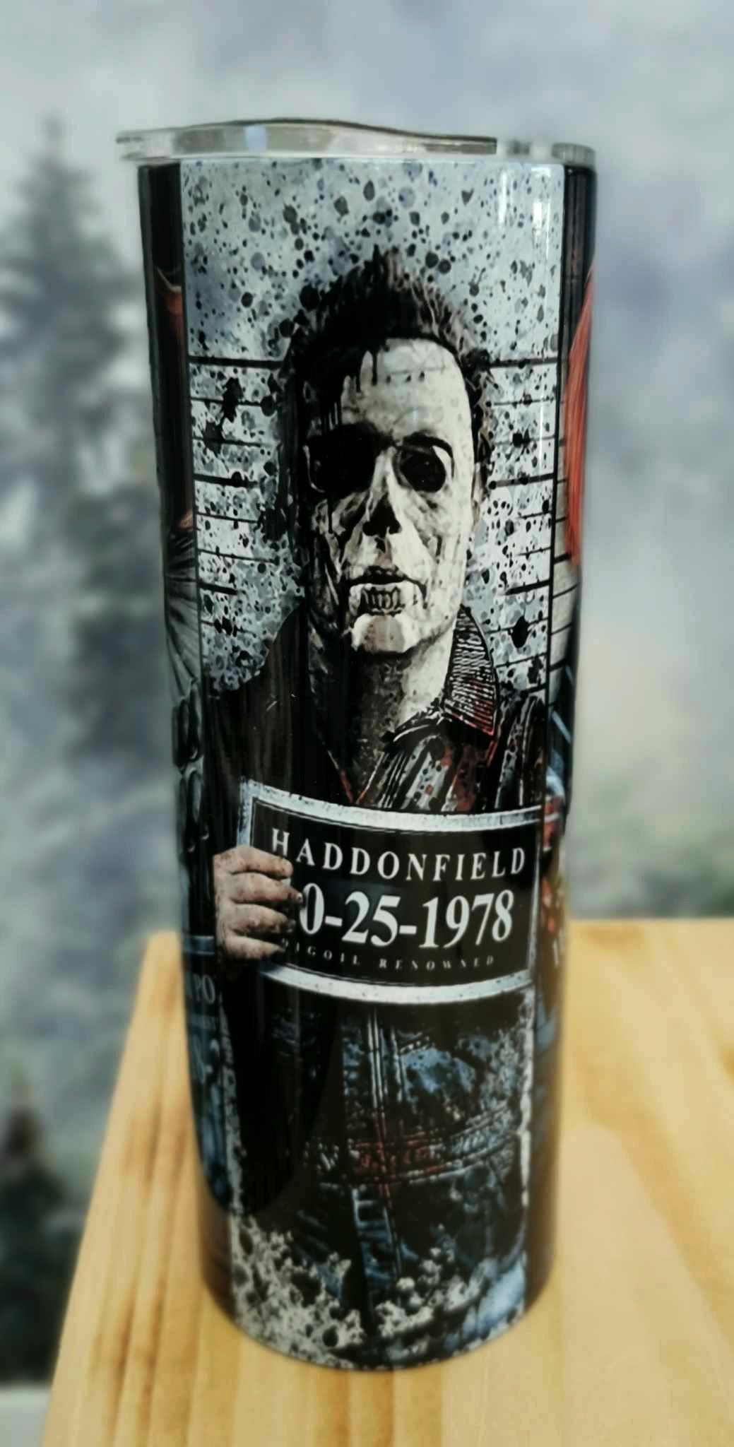 Gourde isotherme 20 Oz. - Horreur (Michael Myers-Chucky-Freddy-Ça)